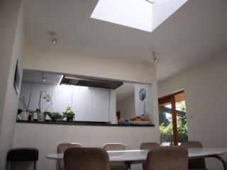 dining room with view to garden